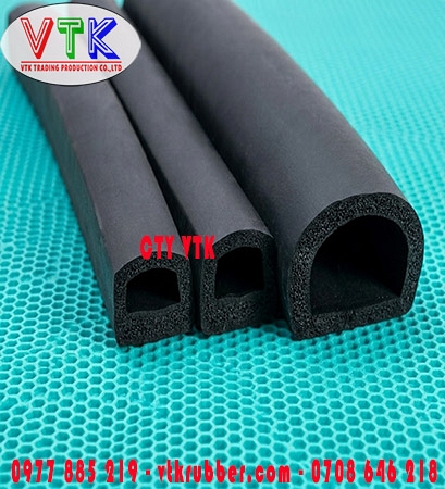 Gioăng cao su xốp cách âm chữ D