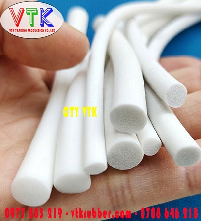 Gioăng cao su xốp tròn phi 3, (d3 – 3mm), phi 5 (d5 – 5mm)