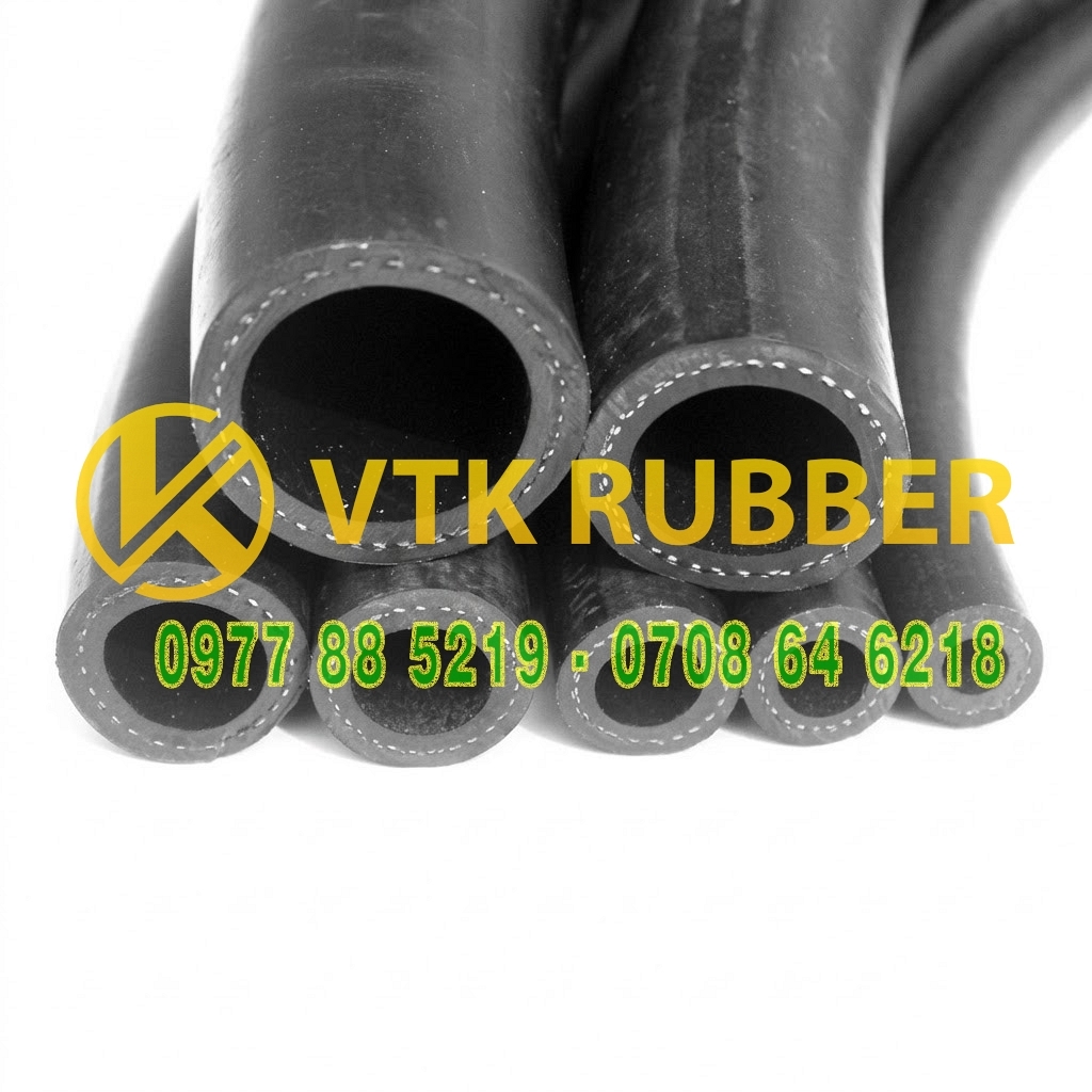 Ống cao su có lớp bố vải gia cường bền chắc cho công nghiệp