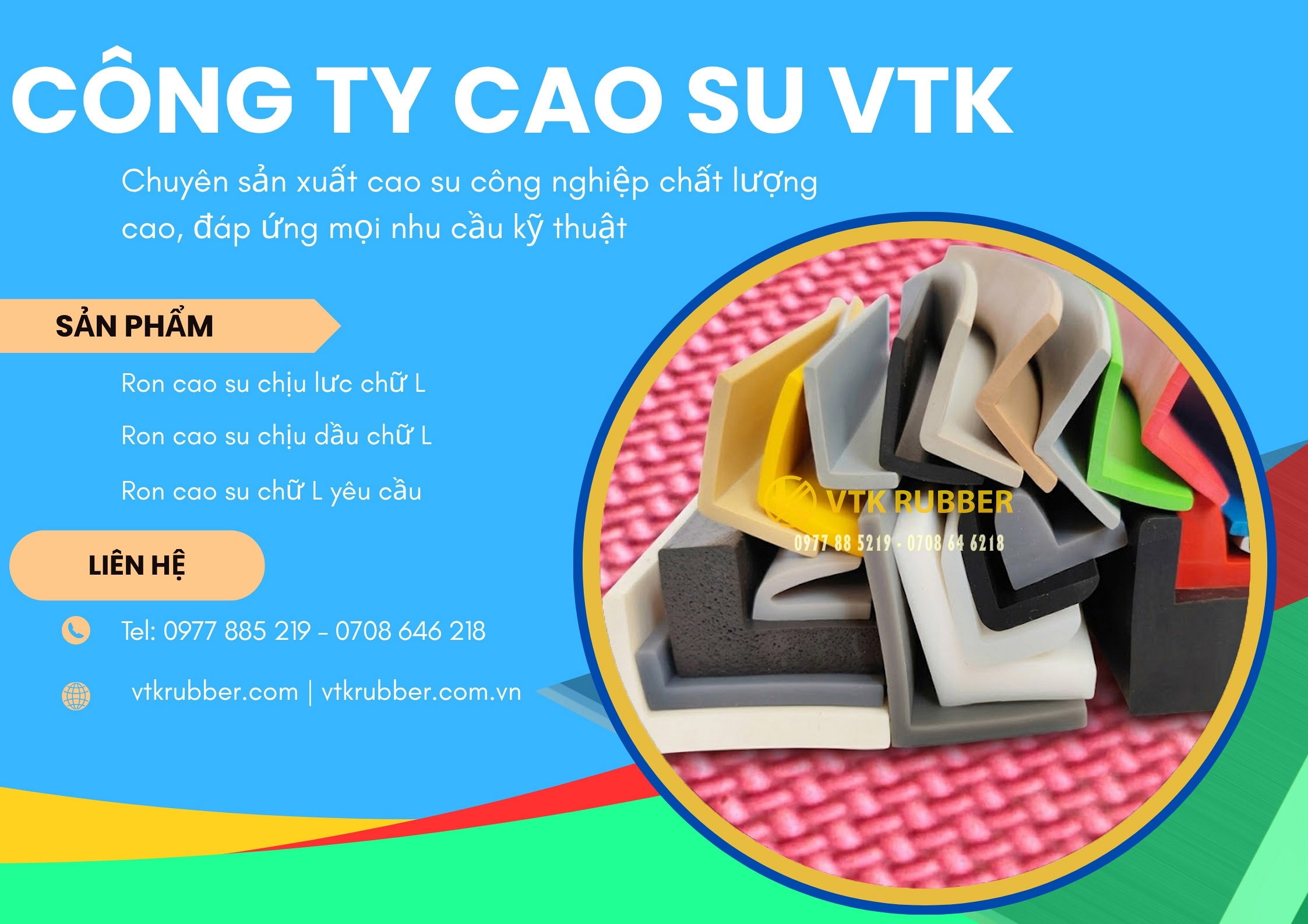 Gioăng cao su chữ L chống va đập, chịu nhiệt và làm kín bền bỉ