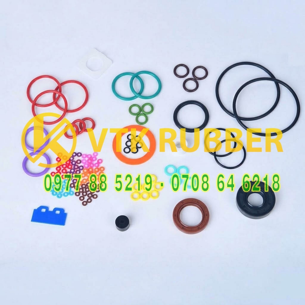 Silicon oring chịu nhiệt màu đỏ, trắng, đen, vàng