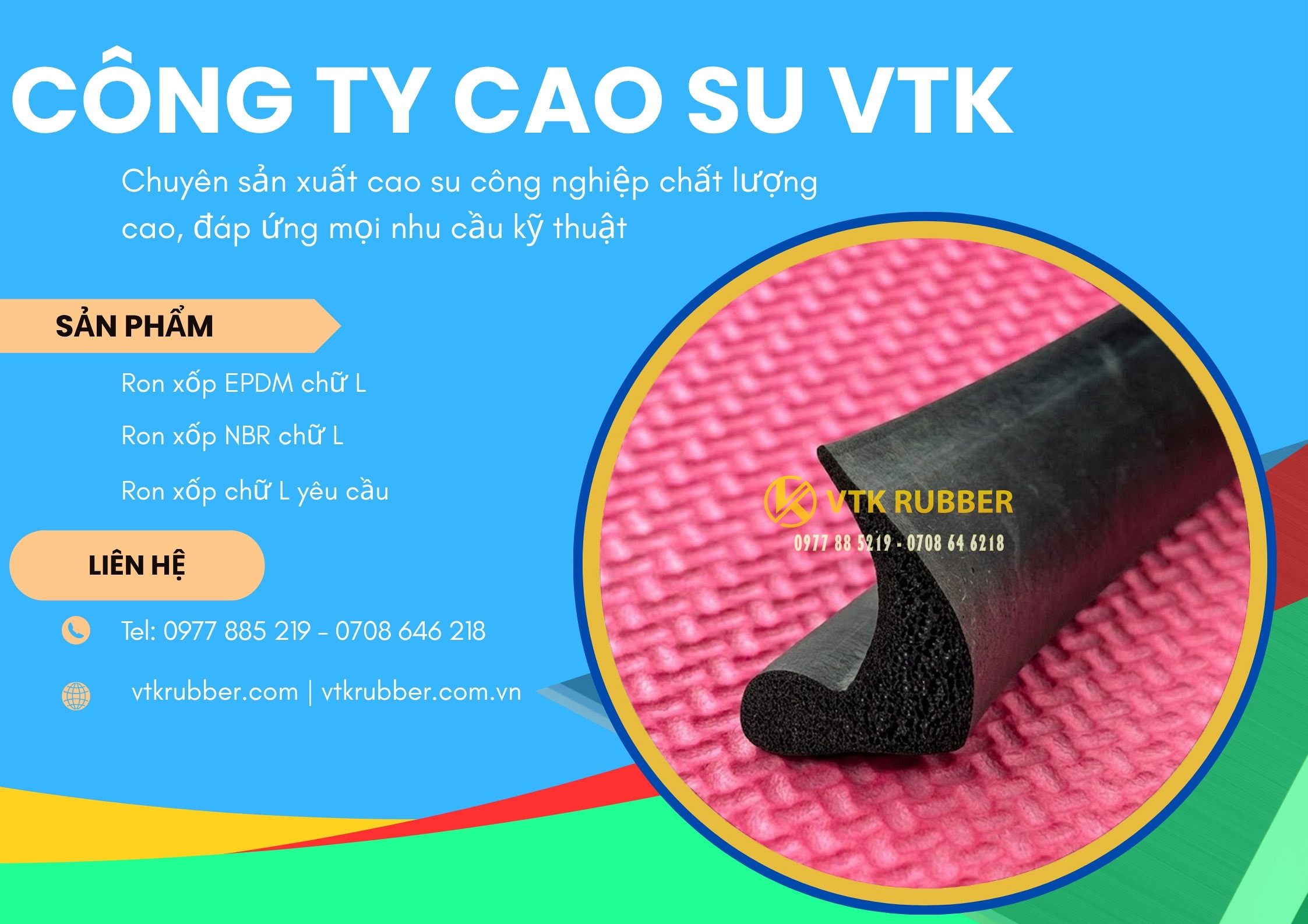 Gioăng cao su xốp chữ L chịu nhiệt, làm kín cửa và tủ điện bền bỉ